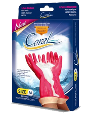 Coral Water stop Household Gloves